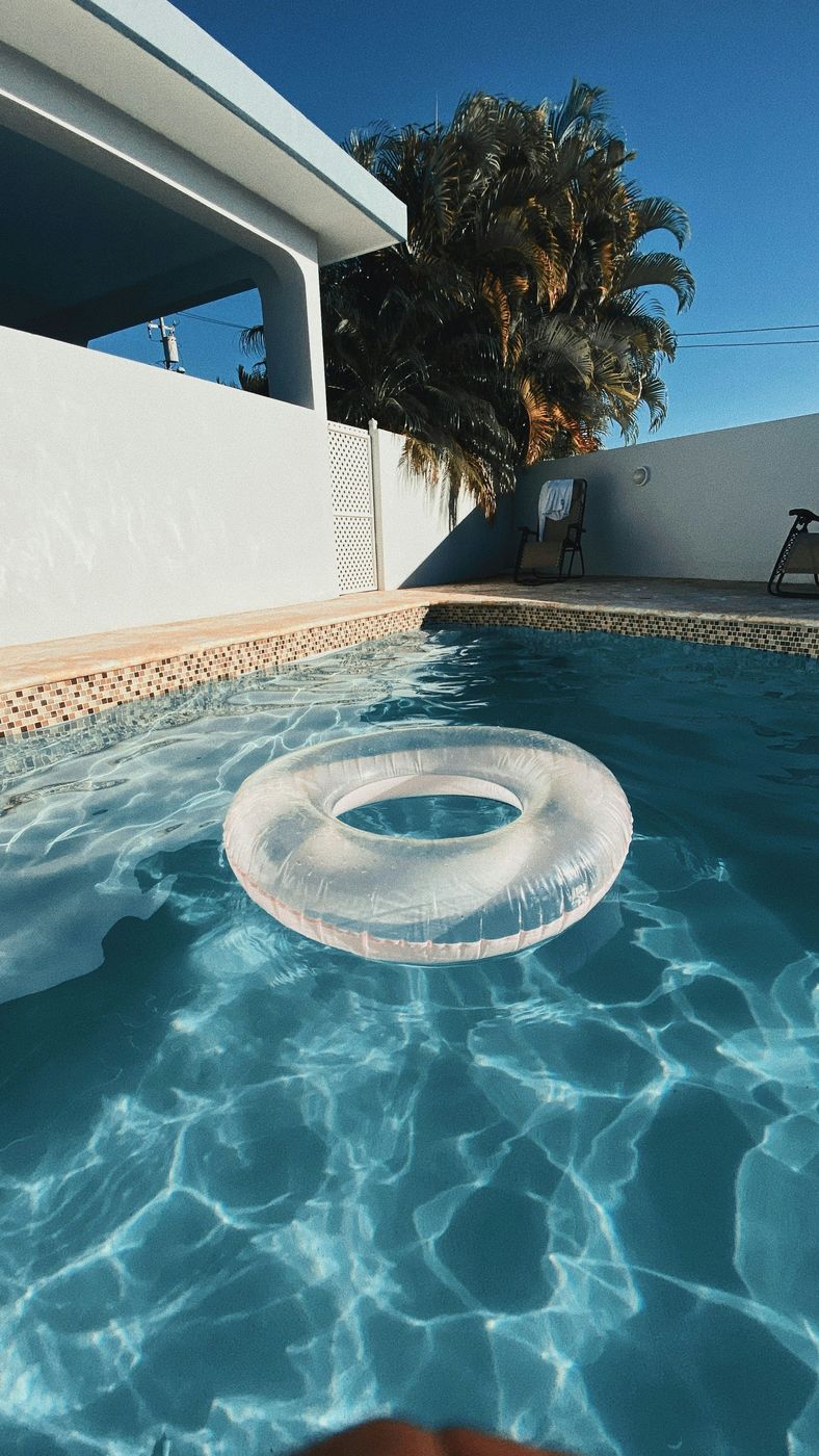 Clean, well-maintained Arizona backyard pool